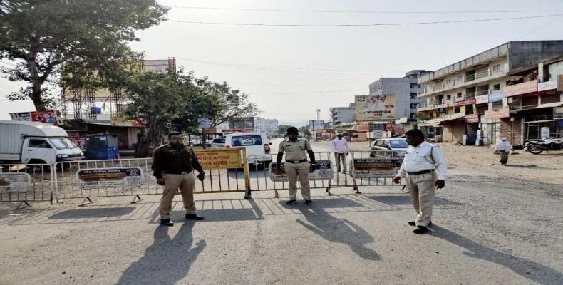 वीकएंड लाँकडाऊनसाठी मुळशी तालुक्यात पौड पोलिसांची नाकाबंदी
