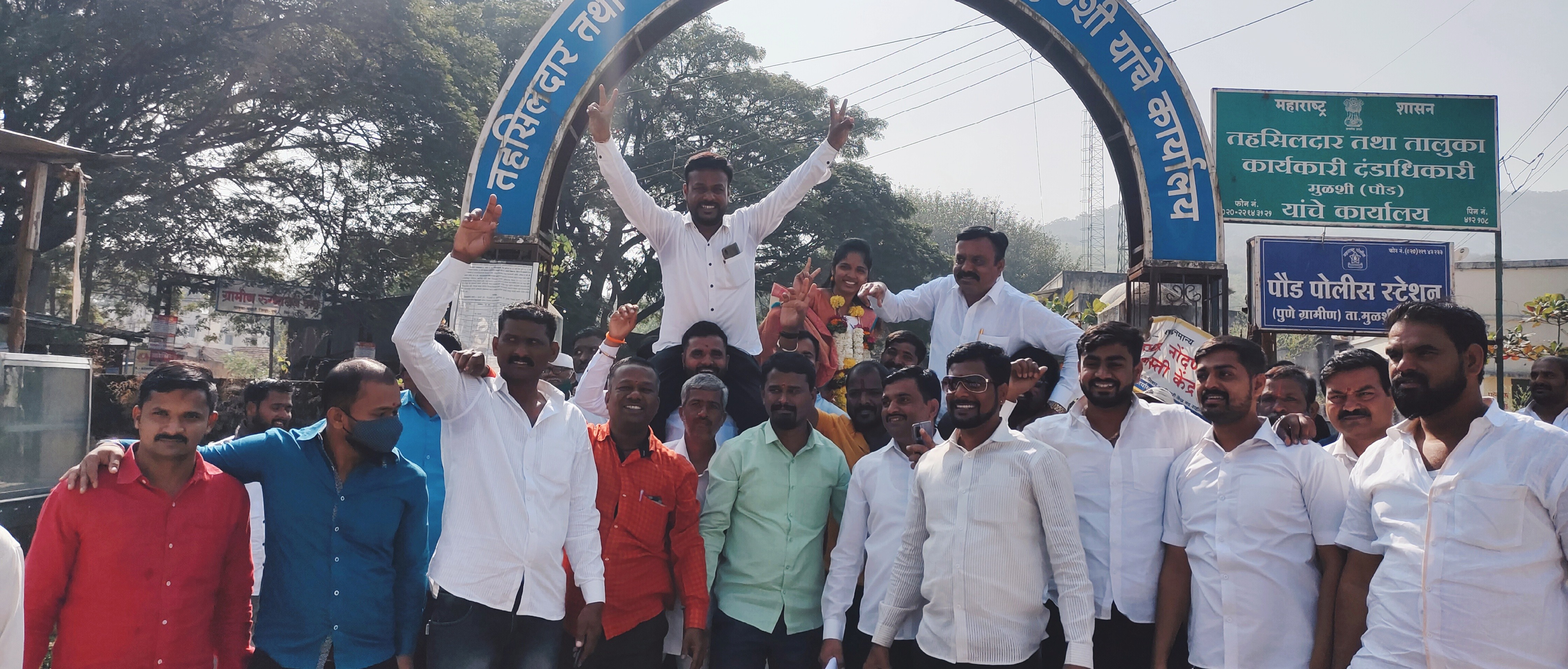 मुळशी तालुक्यातील सात ग्रामपंचायतीच्या पोटनिवडणूकाची मतमोजणी शांततेत