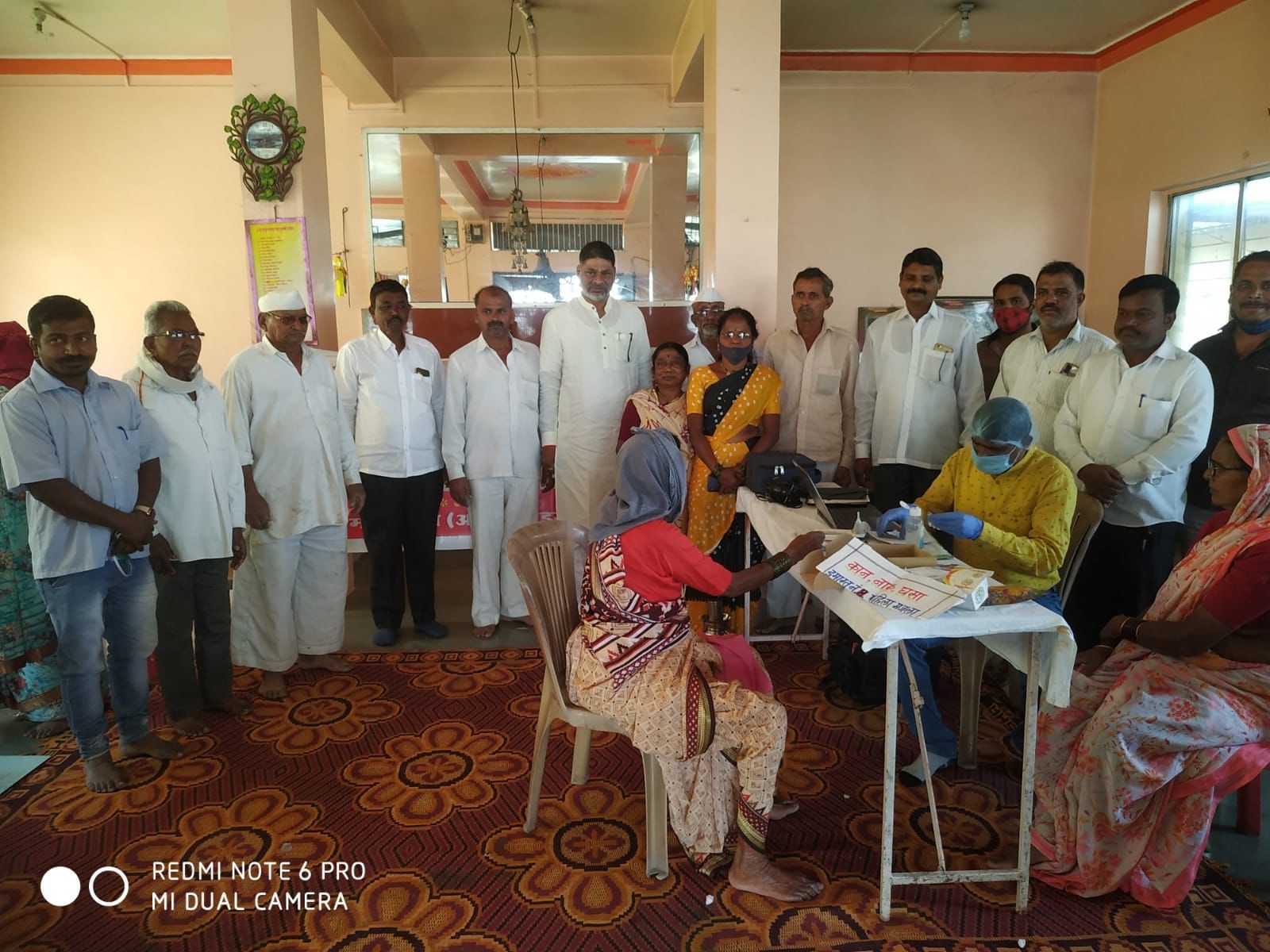 कासारआंबोली - शिंदेवाडी येथील आरोग्य शिबिरात १८४ रुग्णांची आरोग्य तपासणी