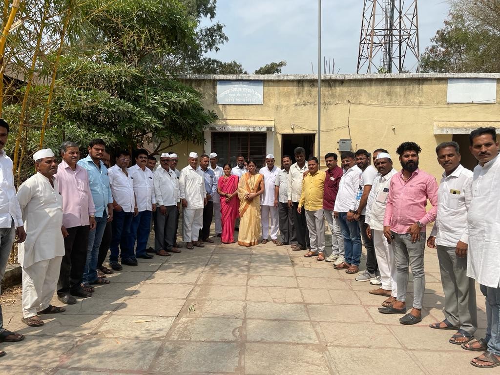 नानेगांव -होतले-चाले-कुळे- दखणे विविध कार्यकारी सोसायटीच्या चेअरमनपदी आशा बाळु दाभाडे बिनविरोध