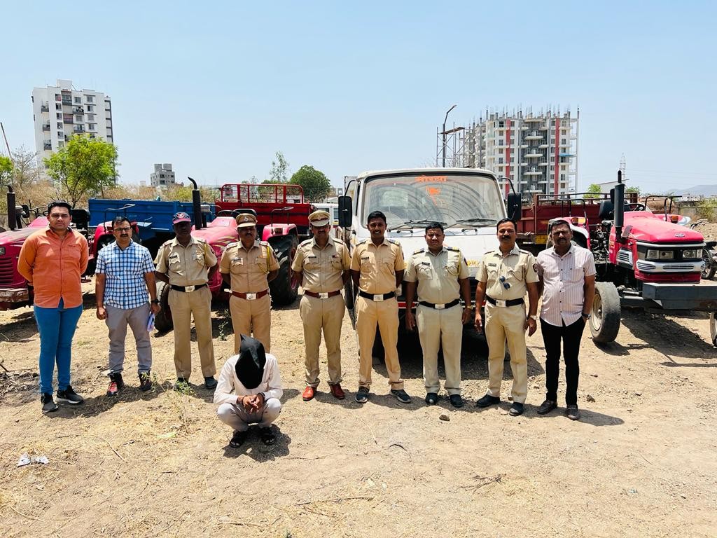 पौड पोलिस स्टेशन हद्दीतील पाच चोरीचे गुन्हे उघडकीस