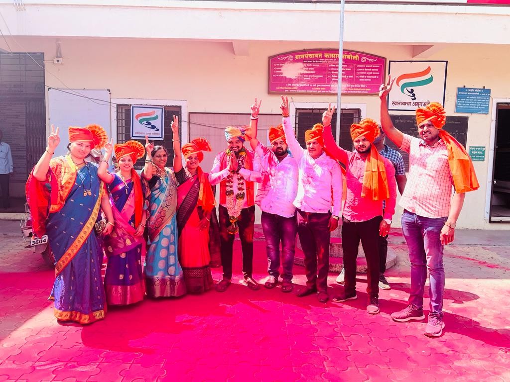 कासारआंबोलीच्या सरपंचपदी रंजित गायकवाड यांची बिनविरोध निवड