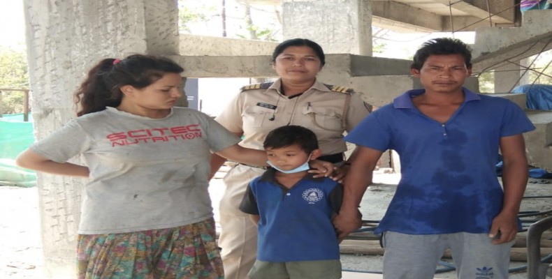 घरातून रागात निघून गेलेला आठ वर्षीय मुलगा पौड पोलिसांमुळे सुखरूप
