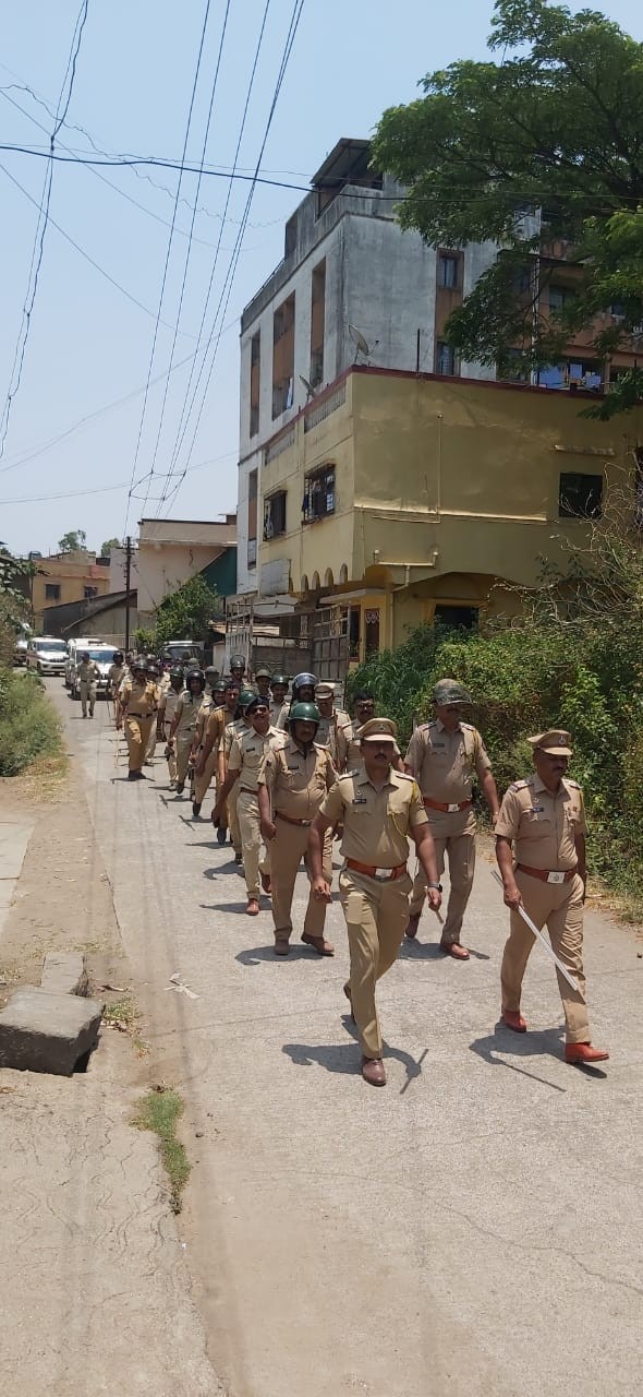 पौड पोलीसाचे भरे येथे मॉक ड्रिल