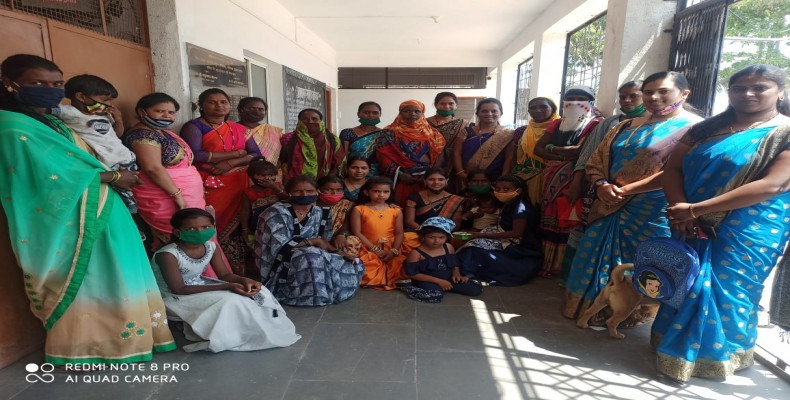 सुतारवाडी येथे कातकरी आदिवासी भगिनी समवेत महिला दिन उत्साहात साजरा