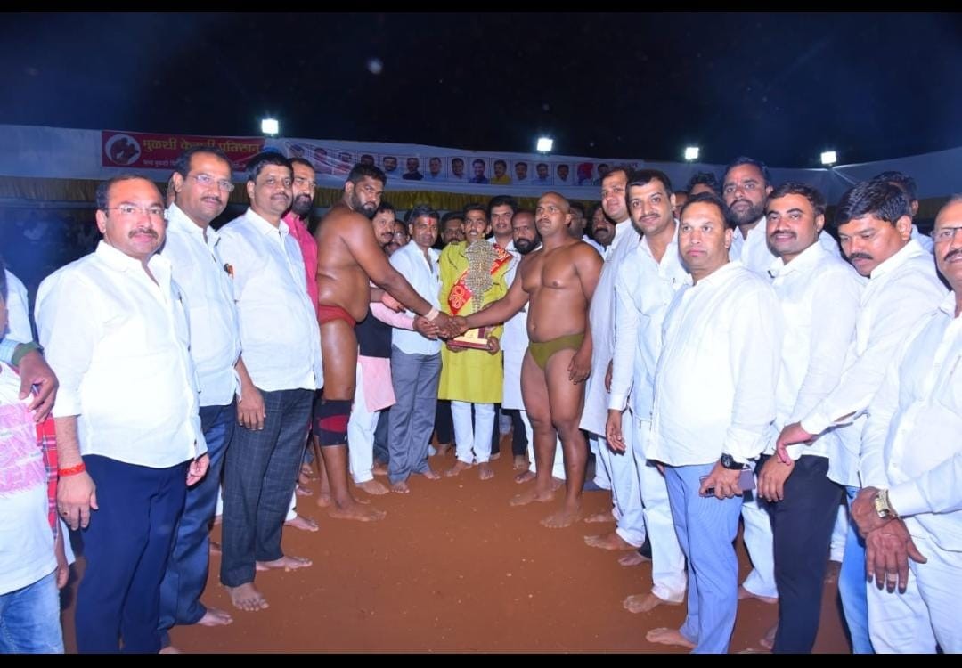 मुळशी केसरी किताब स्पर्धेत मुठयाचा पृथ्वीराज मोहोळ "मुळशी किताब २०२२" चा मानकरी