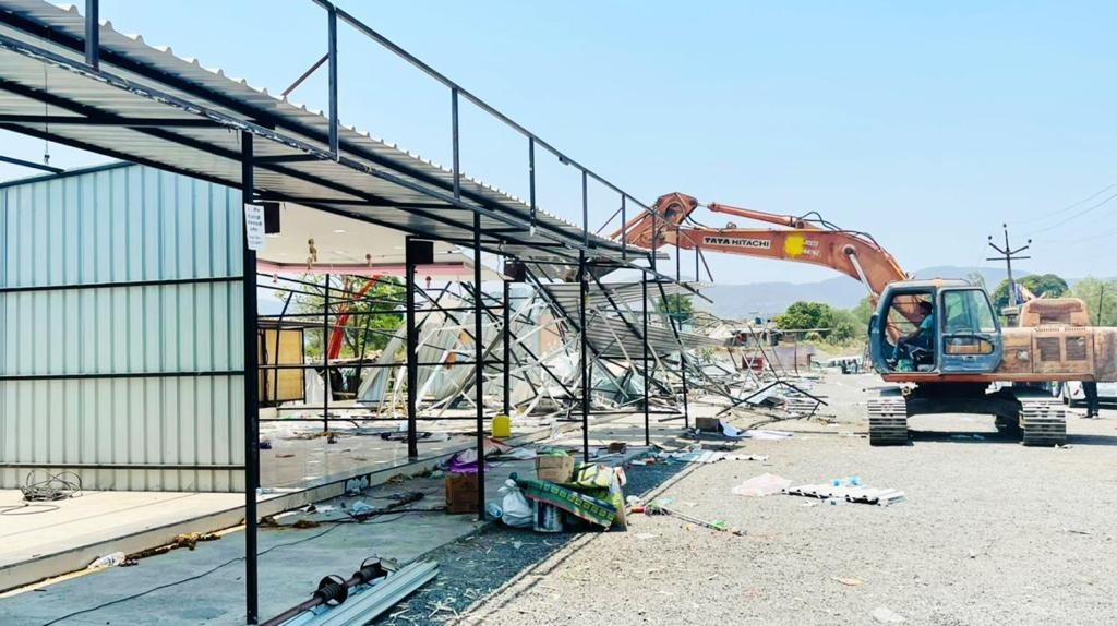 घोटावडे येथील ४५ दुकानावर पीएमआरडीएची कारवाई